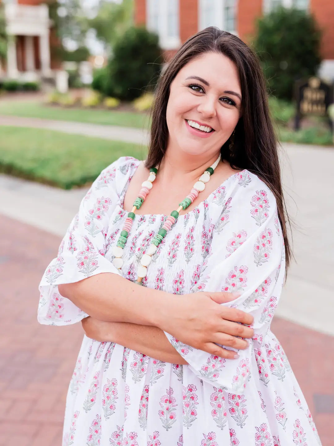 Morning Glory Flounce Resort Dress