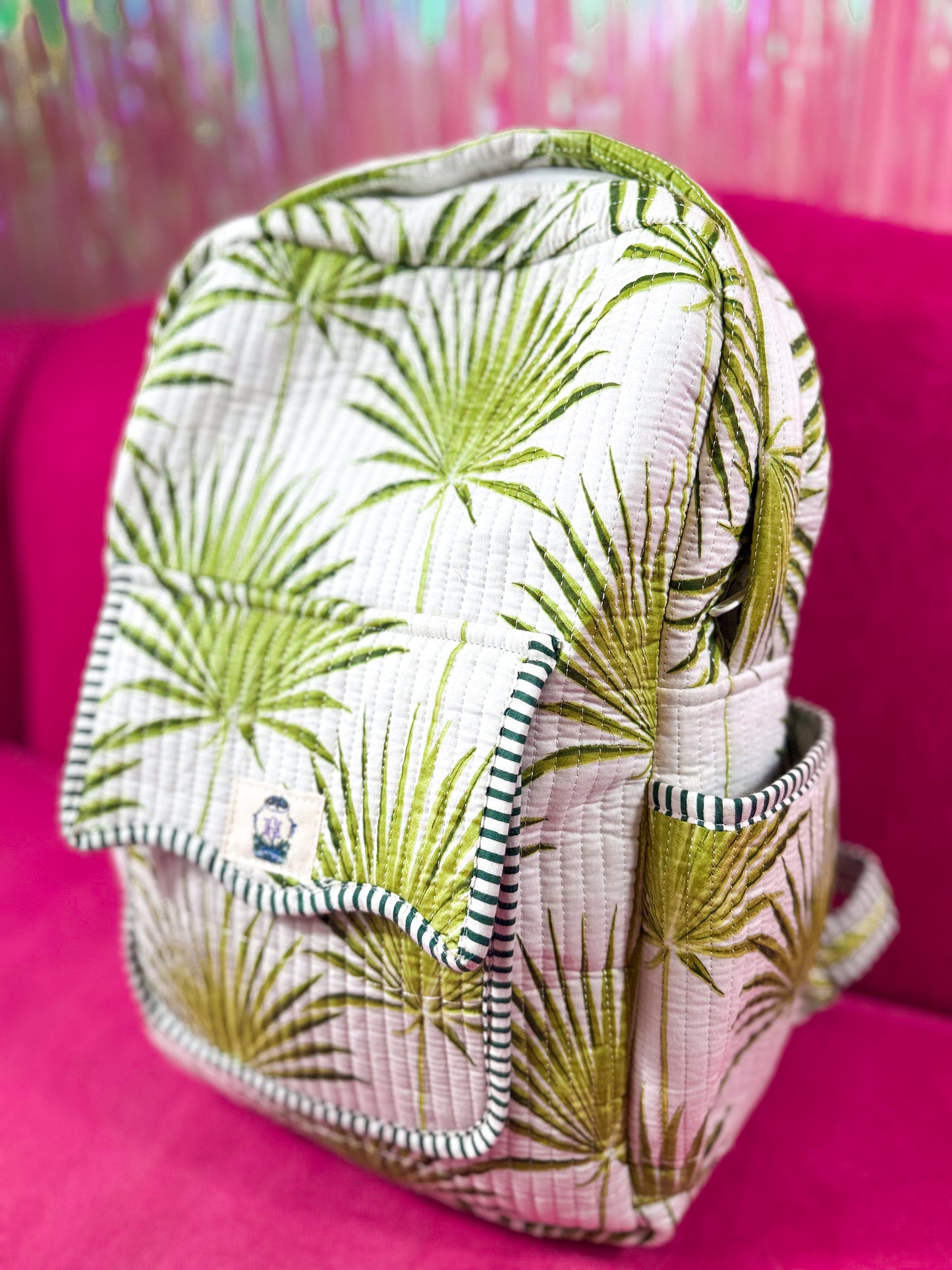 West Palm Quilted Scalloped Backpack