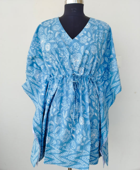 Veranda Blue Caftan Dress