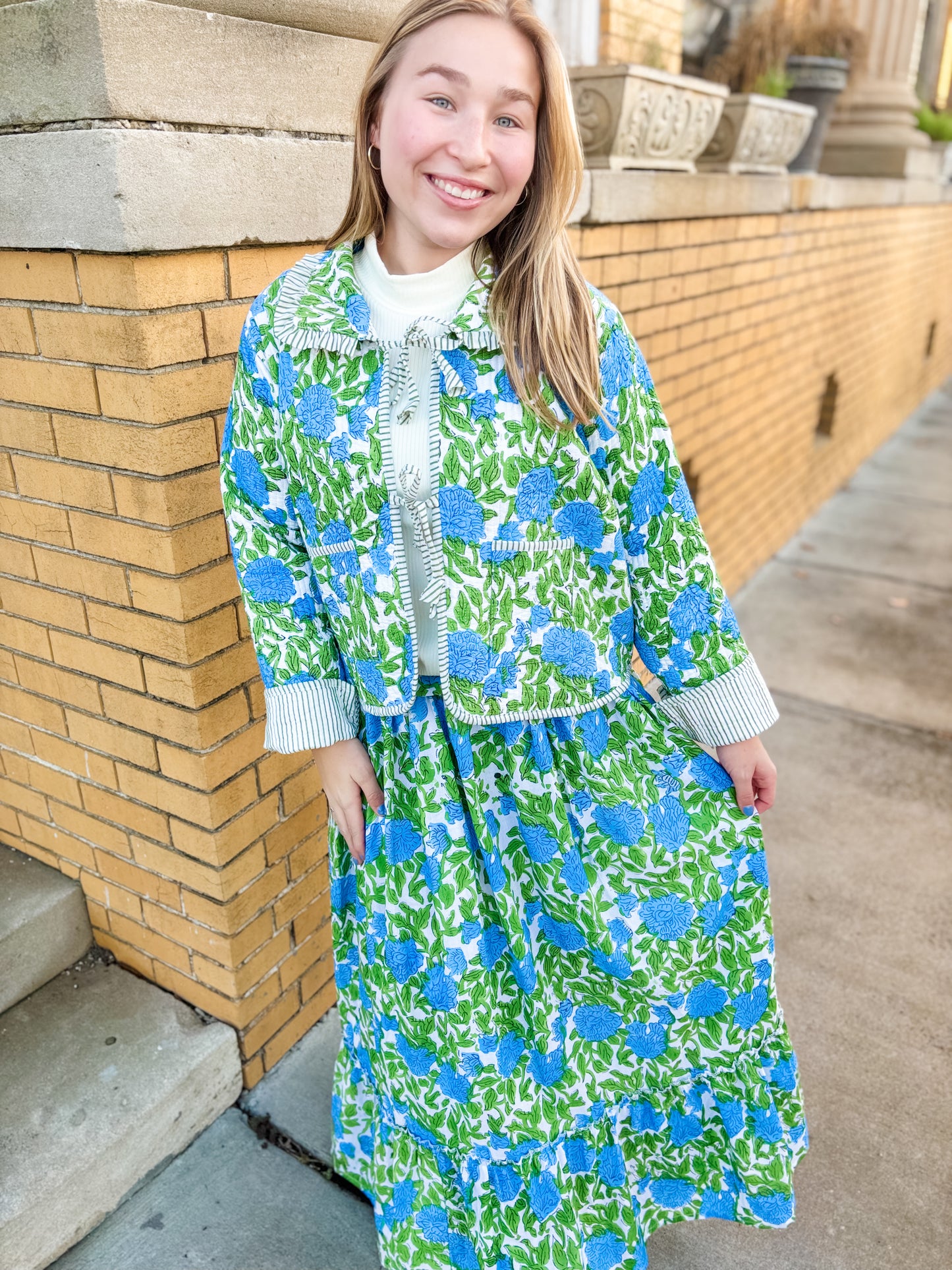 Charleston Ruffle Bow Jacket