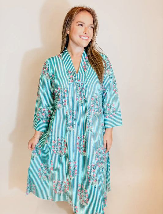 Topaz Caftan Dress