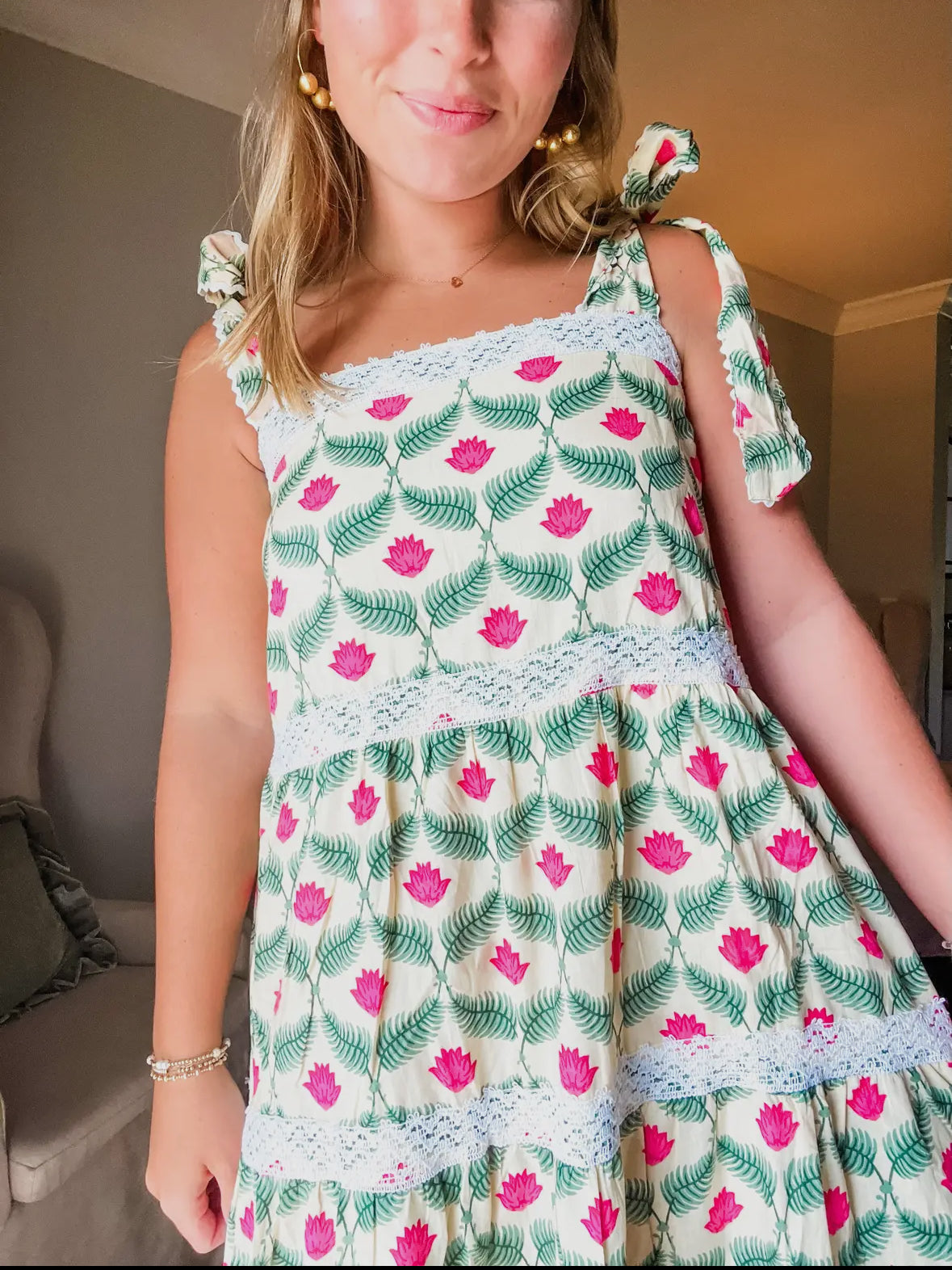 Tulip Ric Rac Tiered Dress