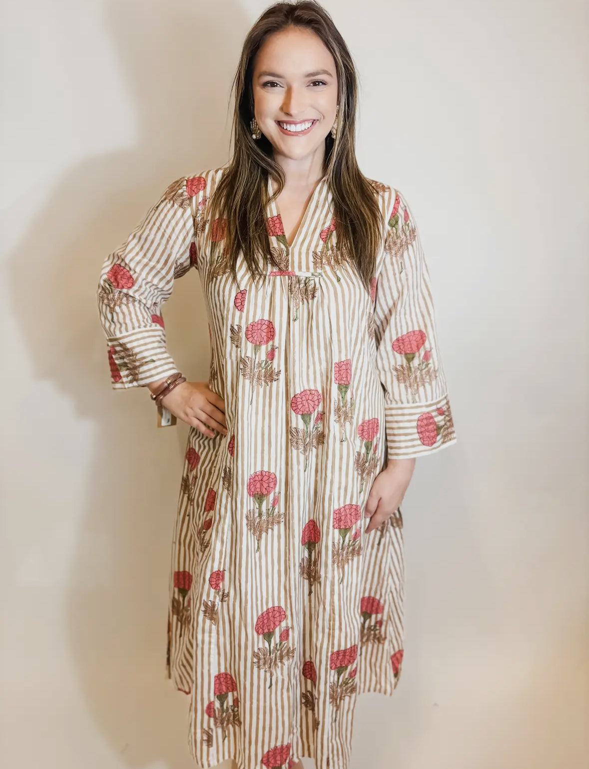 Autumn Breeze Caftan Dress