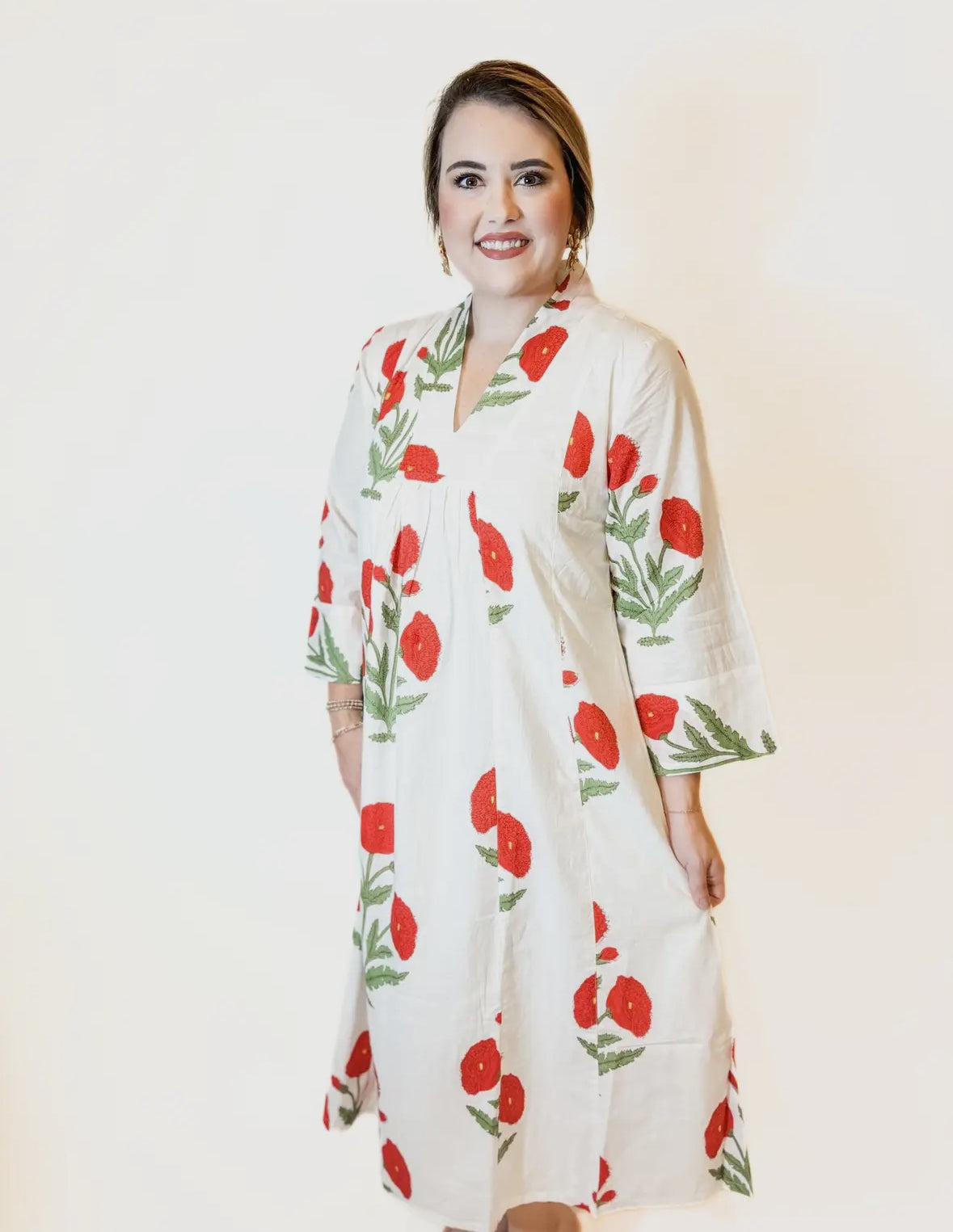 Berry Rose' Caftan Dress