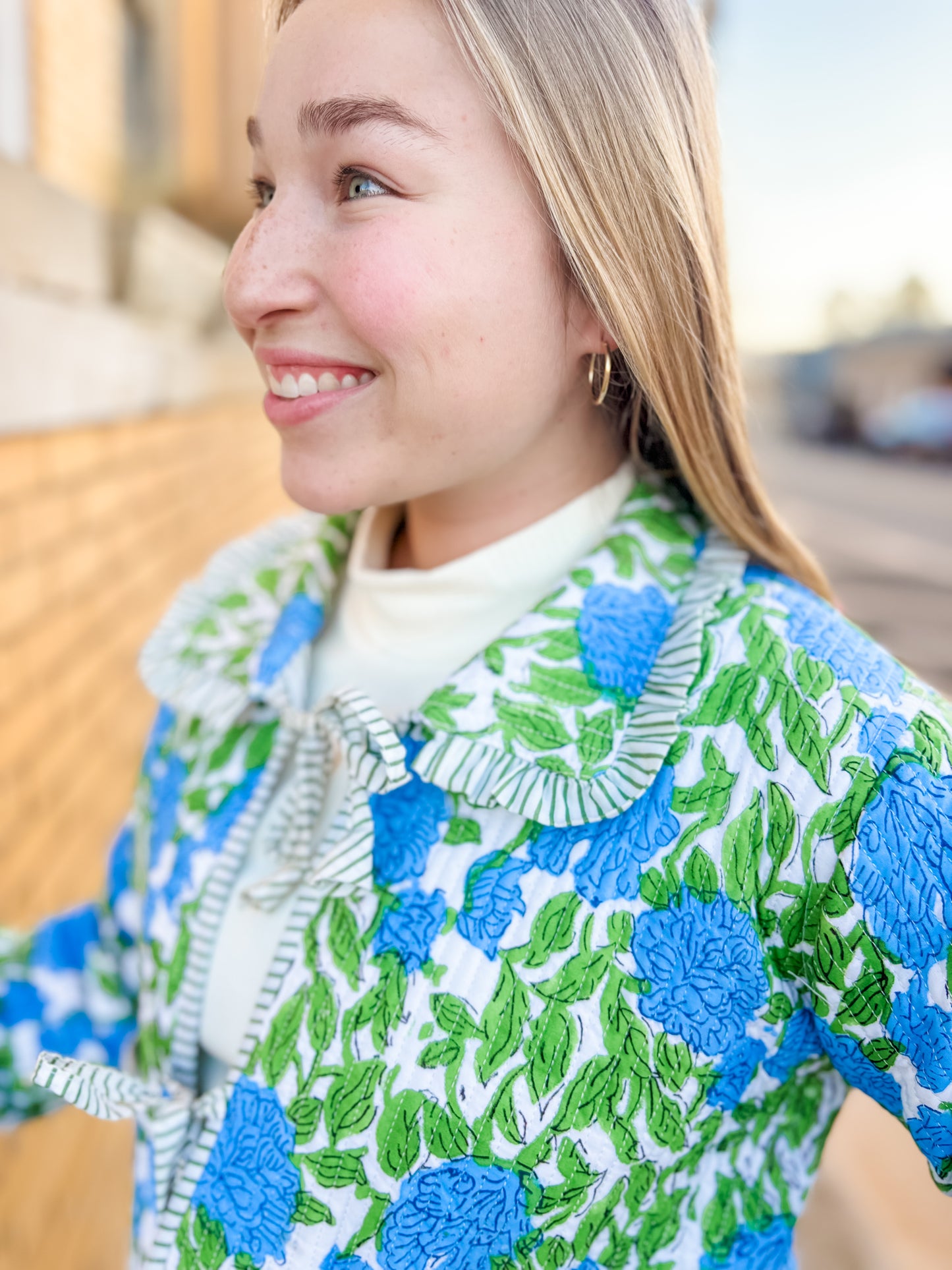 Charleston Ruffle Bow Jacket