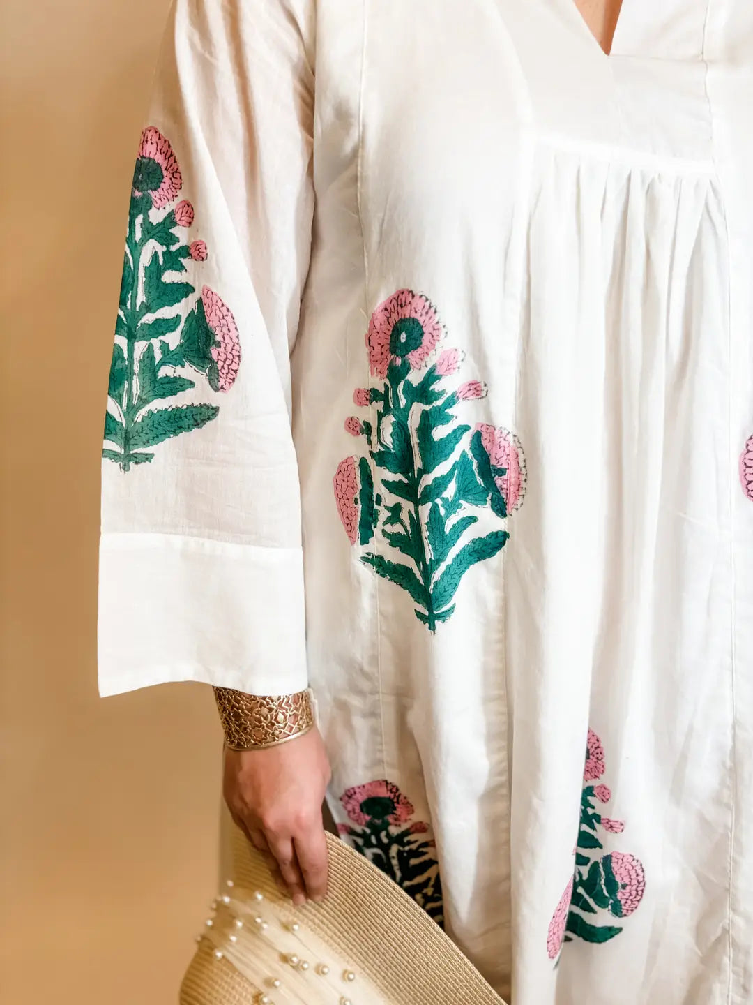 Sweet Rose Caftan Dress