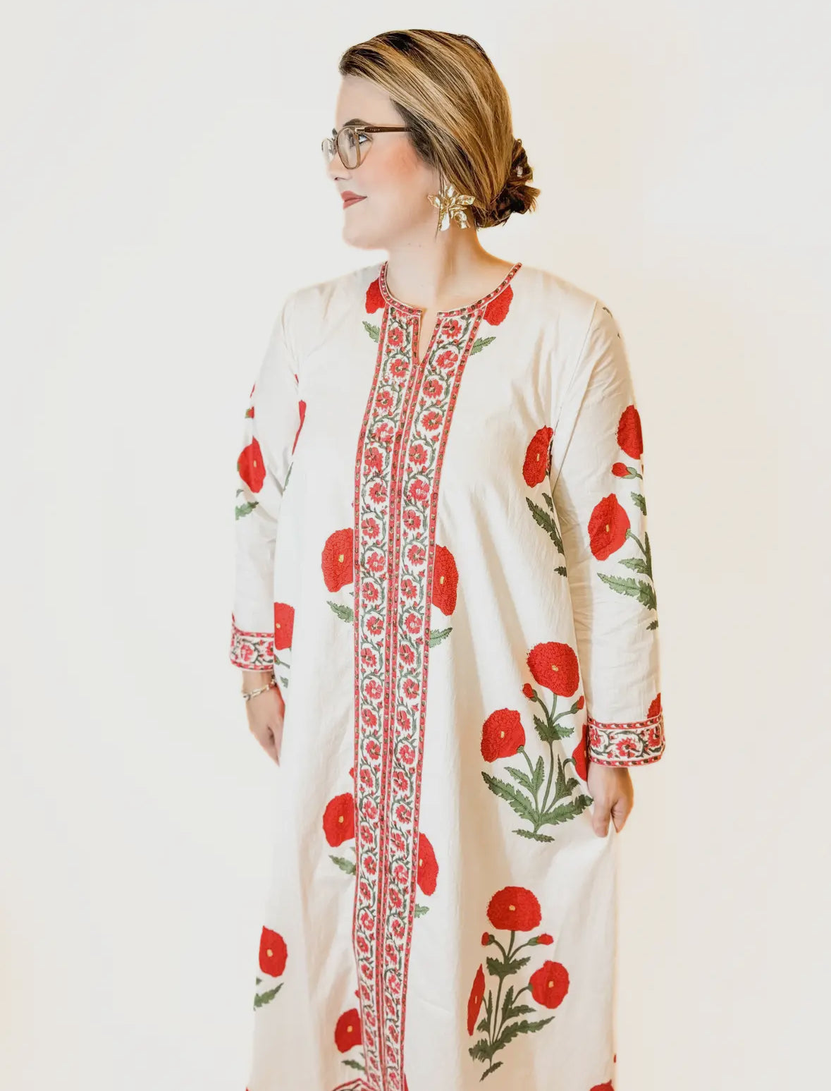 Berry Rose' Classy Caftan Dress