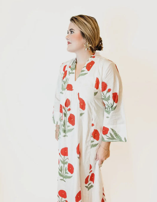 Berry Rose' Caftan Dress