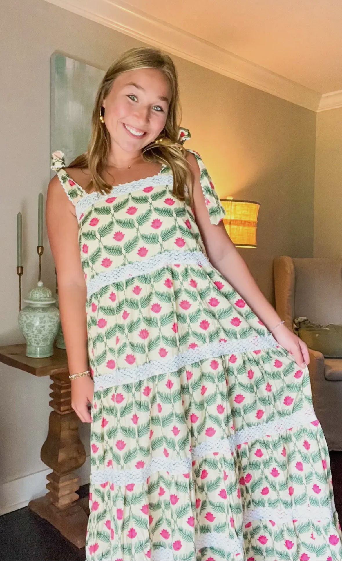 Tulip Ric Rac Tiered Dress