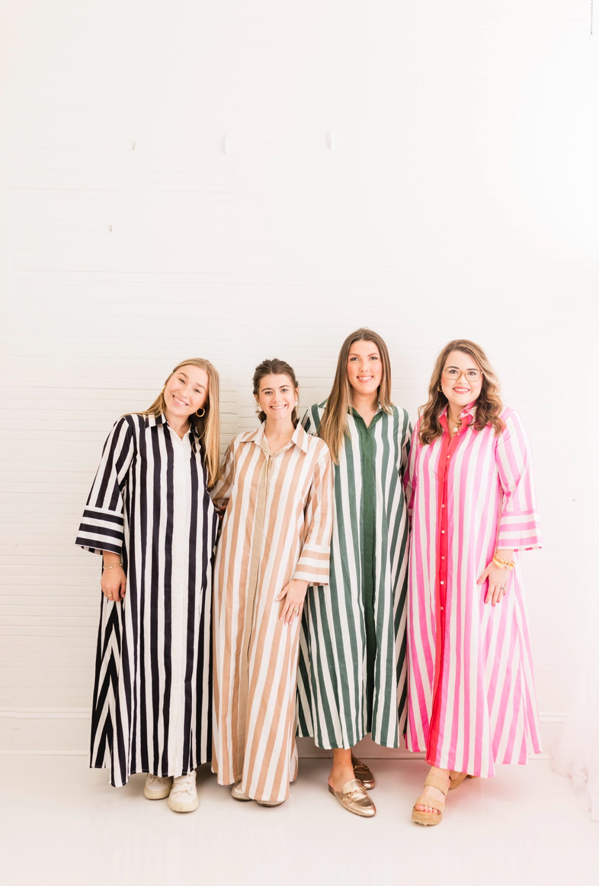 Augusta Stripe Cabana Caftan Dress