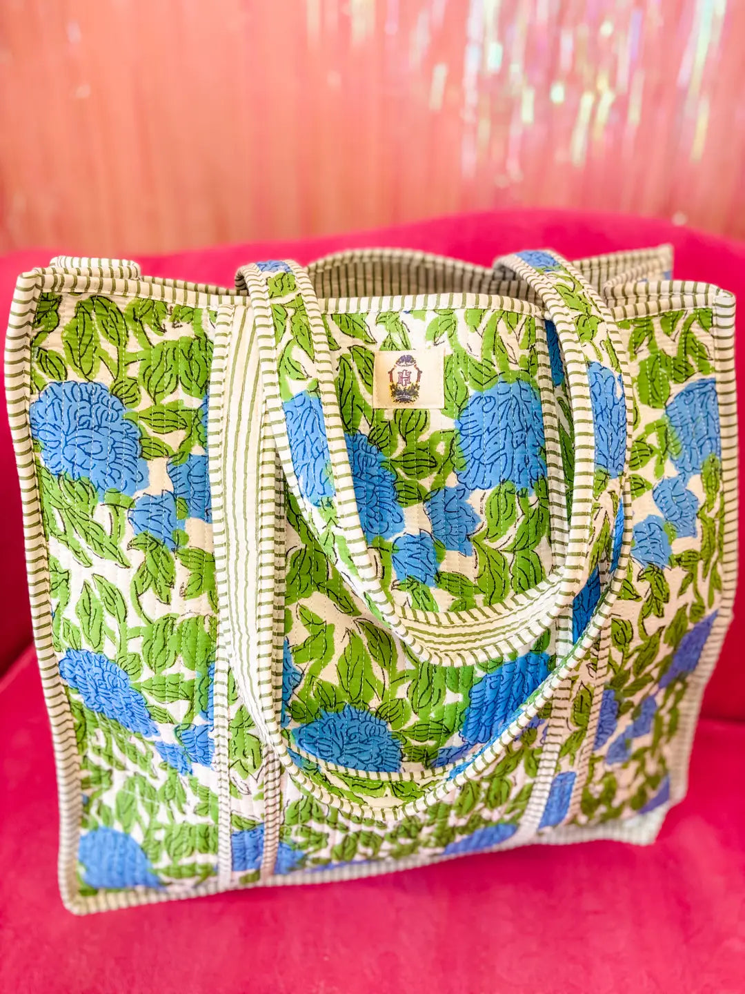 Charleston Large Quilted Tote Bag