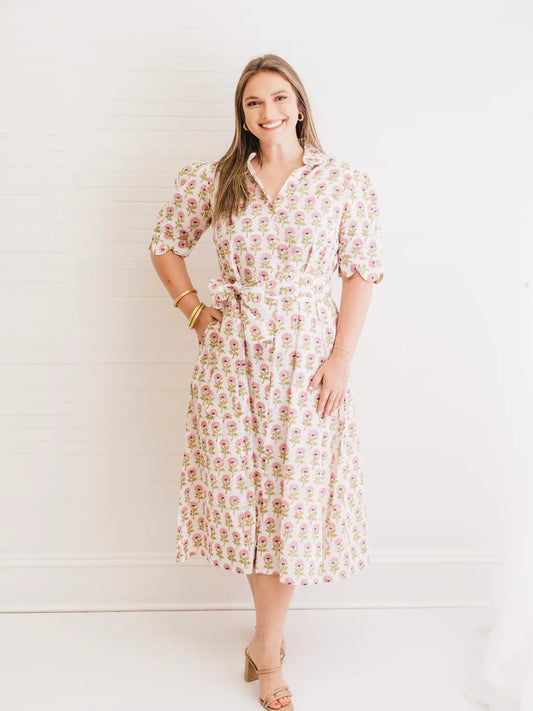 Isabella Grace Scalloped Dress